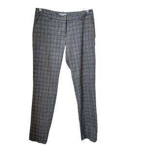 H&M Size 8 Black & White Plaid Dress Pants / Trousers, Exc. Used Condition
